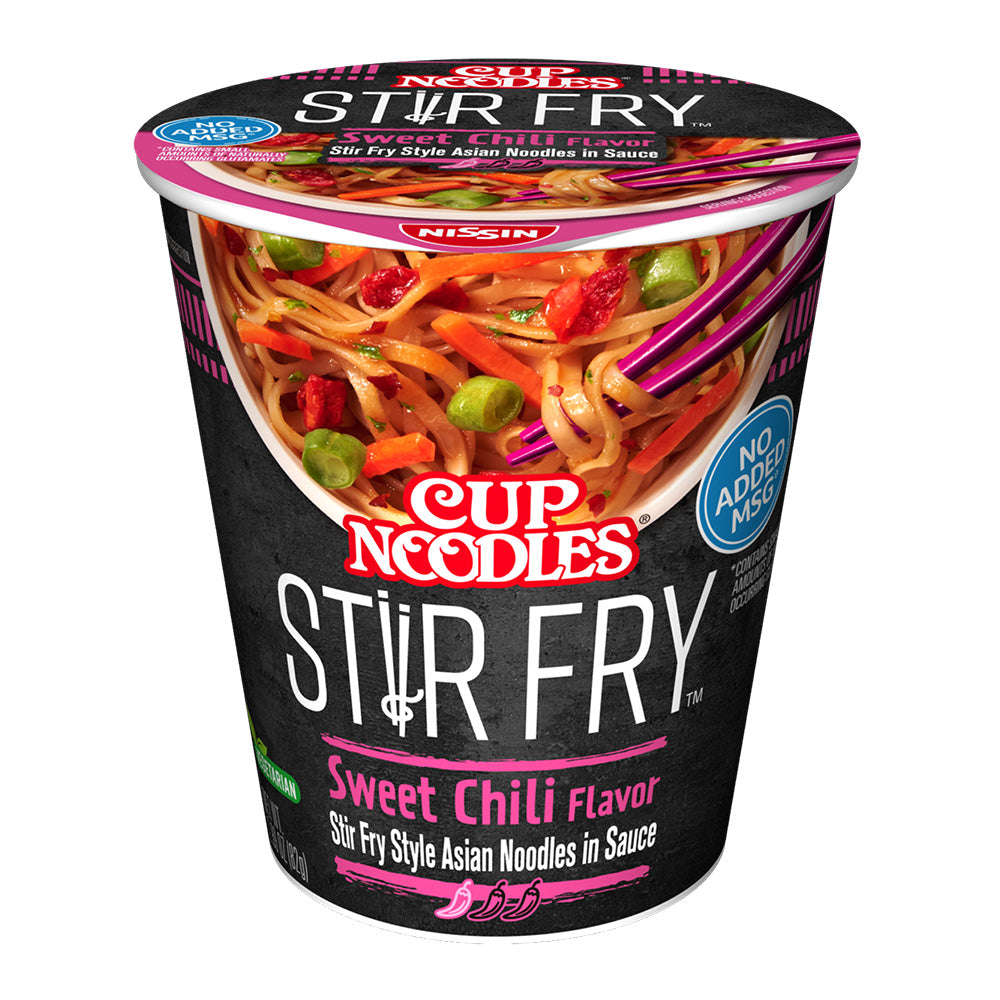 Nissin Cup Noodles Stir Fry Korean BBQ Flavor Asian Noodles in Sauce 2.89  oz. Cup